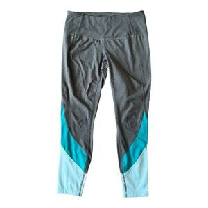 Tangerine Pants Womens Size S Gray Blue‎ Capri Athletic Leggings